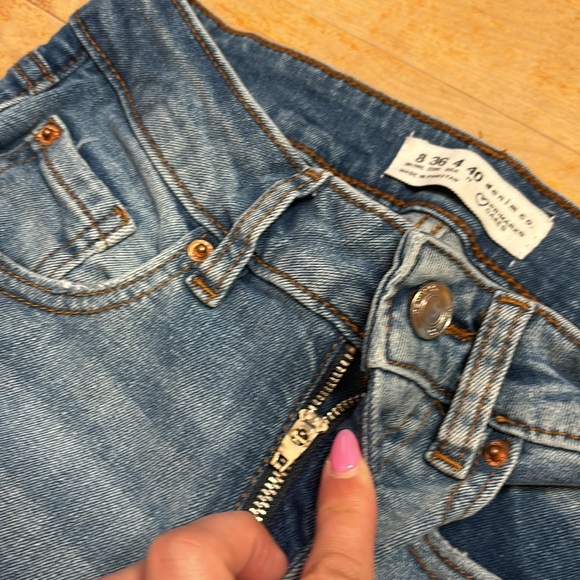 PRIMARK High Waist Raw Hem Bootcut Ankle Jeans - Picture 7 of 12